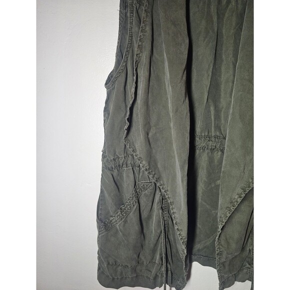 American Eagle Cargo Utility Vest Open Front Military Womens XS - Picture 3 of 8